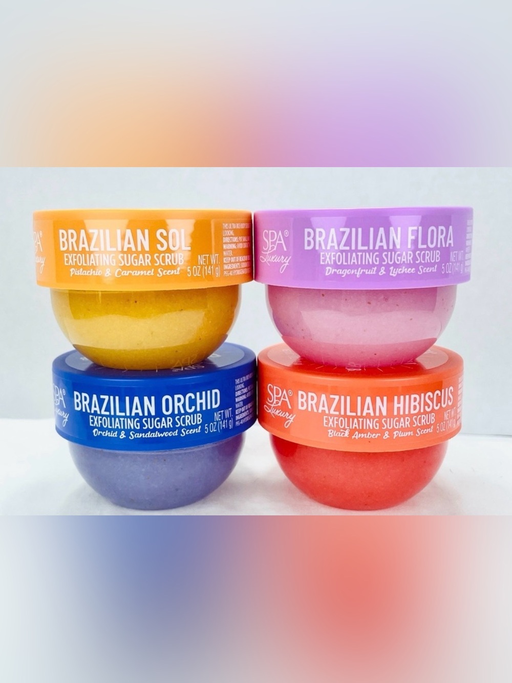 Brazilian sol Exfoliating Sugar Scrub set
